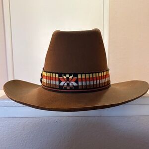 Keyston De Lux Vintage Brown Western Hat